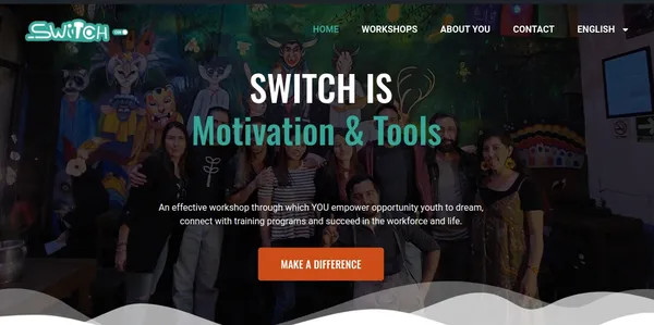 Switch the world Website Home page